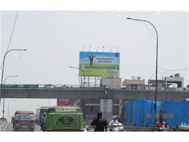OOH Hoardings Agency in India, highway Hoardings advertising in Narayana Guda Flyover Hyderabad, Hoardings Agency in Hyderabad